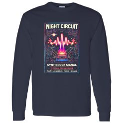 Night Circuit Synth Rock Signal Shirt