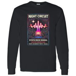 Night Circuit Synth Rock Signal Shirt