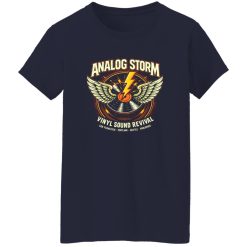Analog Storm Vinyl Revival Rock Shirt