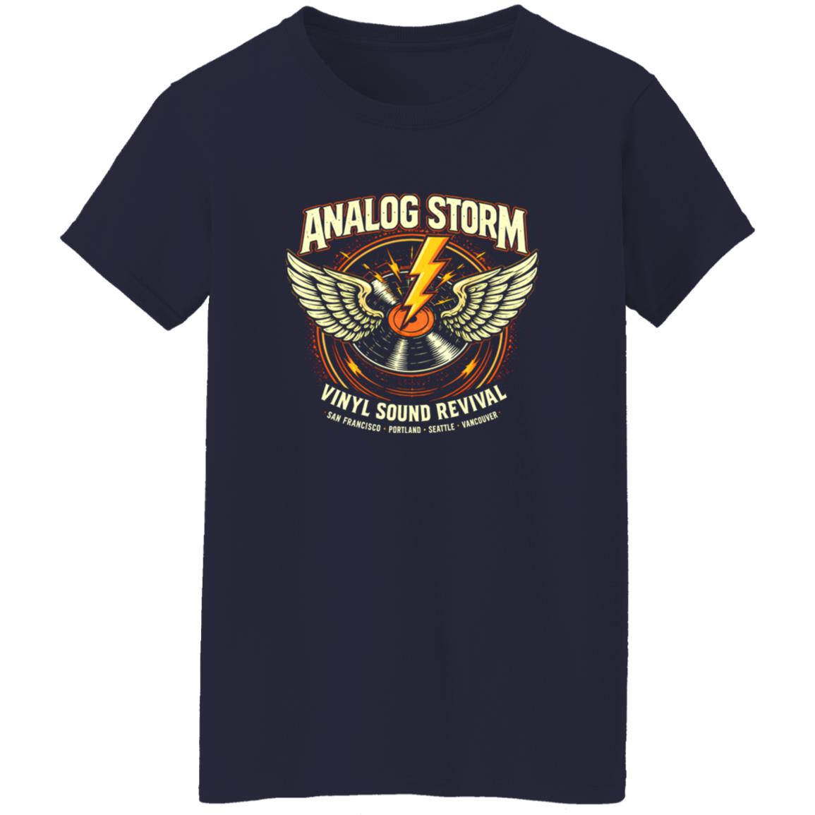 1054-10063-108609227 Analog Storm Vinyl Revival Rock Shirt