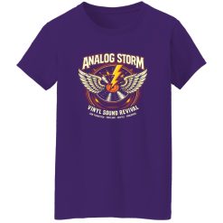 Analog Storm Vinyl Revival Rock Shirt