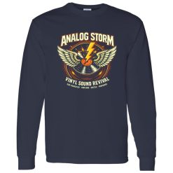 Analog Storm Vinyl Revival Rock Shirt