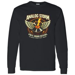 Analog Storm Vinyl Revival Rock Shirt