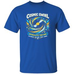 Cosmic Swirl Vinyl Rock Band Tee Shirt – A Visual Signal of Analog Culture