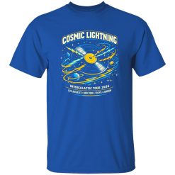 Cosmic Lightning Vinyl Rock Tee Shirt – Performance Meets Rock Energy