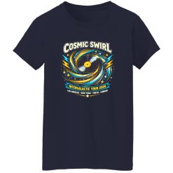Cosmic Swirl Vinyl Rock Band Tee Shirt – A Visual Signal of Analog Culture