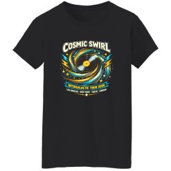 Cosmic Swirl Vinyl Rock Band Tee Shirt – A Visual Signal of Analog Culture