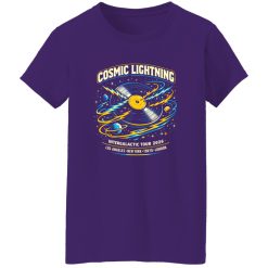 Cosmic Lightning Vinyl Rock Tee Shirt – Performance Meets Rock Energy