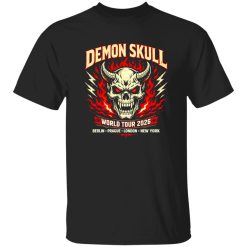 Demon Skull Hard Rock Tour Shirt