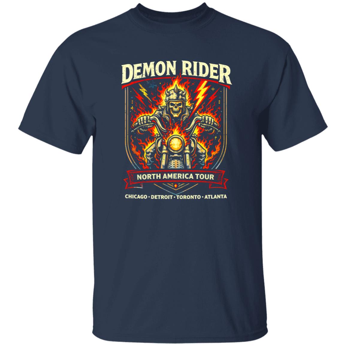 1049-9966-108609265 Demon Rider Heavy Metal Tour Shirt Styling Guide for Bold Rock Looks