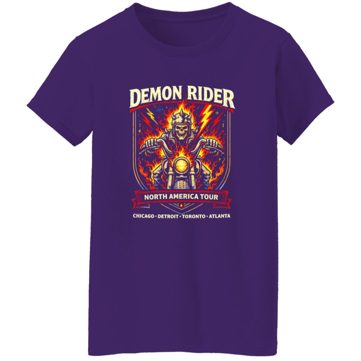 1054-10065-108609266 Demon Rider Heavy Metal Tour Shirt Styling Guide for Bold Rock Looks