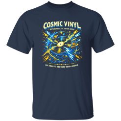Cosmic Vinyl Shred Rock Tee Shirt – Sharp Print, Clean Fit, Real Rock Energy