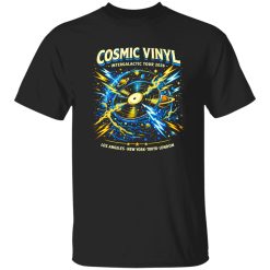 Cosmic Vinyl Shred Rock Tee Shirt – Sharp Print, Clean Fit, Real Rock Energy