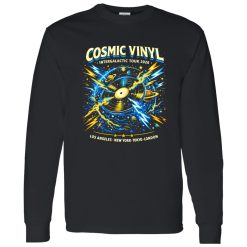 Cosmic Vinyl Shred Rock Tee Shirt – Sharp Print, Clean Fit, Real Rock Energy
