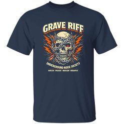 Graveyard Riff Cult Rock Shirt With Long-Lasting Print Quality