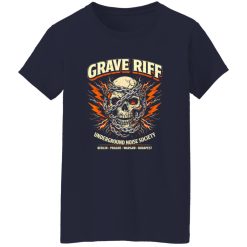 Graveyard Riff Cult Rock Shirt With Long-Lasting Print Quality