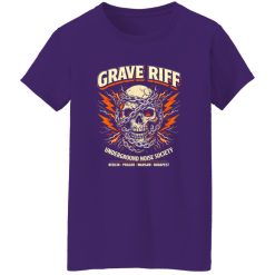 Graveyard Riff Cult Rock Shirt With Long-Lasting Print Quality