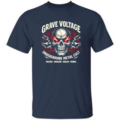 Grave Voltage Cult Metal Band Shirt For True Underground Fans