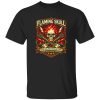 Flaming Skull Biker Arena Rock Shirt – A Symbol of Raw Arena Energy