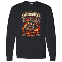 Skeleton Rider Heavy Metal Tour Shirt