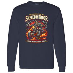 Skeleton Rider Heavy Metal Tour Shirt
