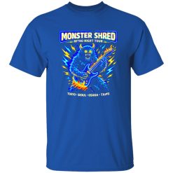 Monster Shred Neon Rock Tee Shirt That Signals Real Rock Identity