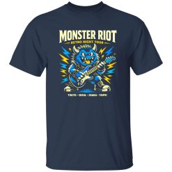 Monster Riot Neon Rock Tee Shirt With Underground Energy