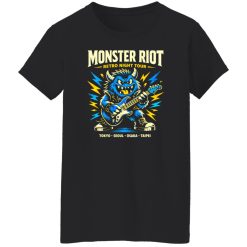 Monster Riot Neon Rock Tee Shirt With Underground Energy
