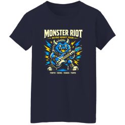 Monster Riot Neon Rock Tee Shirt With Underground Energy