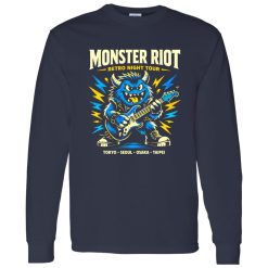 Monster Riot Neon Rock Tee Shirt With Underground Energy