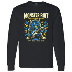 Monster Riot Neon Rock Tee Shirt With Underground Energy
