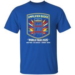 Retro Amplifier Badge Rock Band Tee Shirt