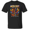 Neon Riot Synth Rock Band Tee Shirt