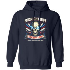Midnight Riff Legion Rock Shirt With Bold Print Longevity