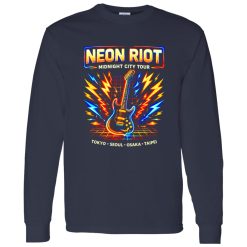 Neon Riot Synth Rock Band Tee Shirt