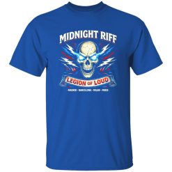 Midnight Riff Legion Rock Shirt With Bold Print Longevity