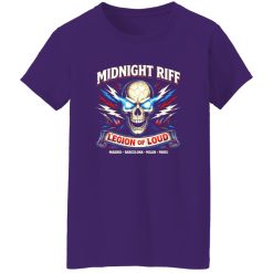 Midnight Riff Legion Rock Shirt With Bold Print Longevity
