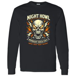 Night Howl Skull Rock Shirt