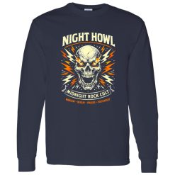 Night Howl Skull Rock Shirt