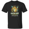 Neon Guitar Riot Rock Shirt With Bold Electric Energy