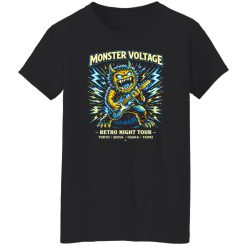 Monster Voltage Neon Rock Band Tee Shirt