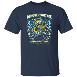 Monster Voltage Neon Rock Band Tee Shirt