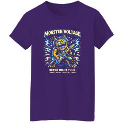 Monster Voltage Neon Rock Band Tee Shirt