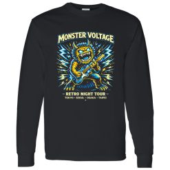 Monster Voltage Neon Rock Band Tee Shirt