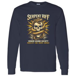 Serpent Riff Ritual Rock Shirt With Dark Symbolic Energy