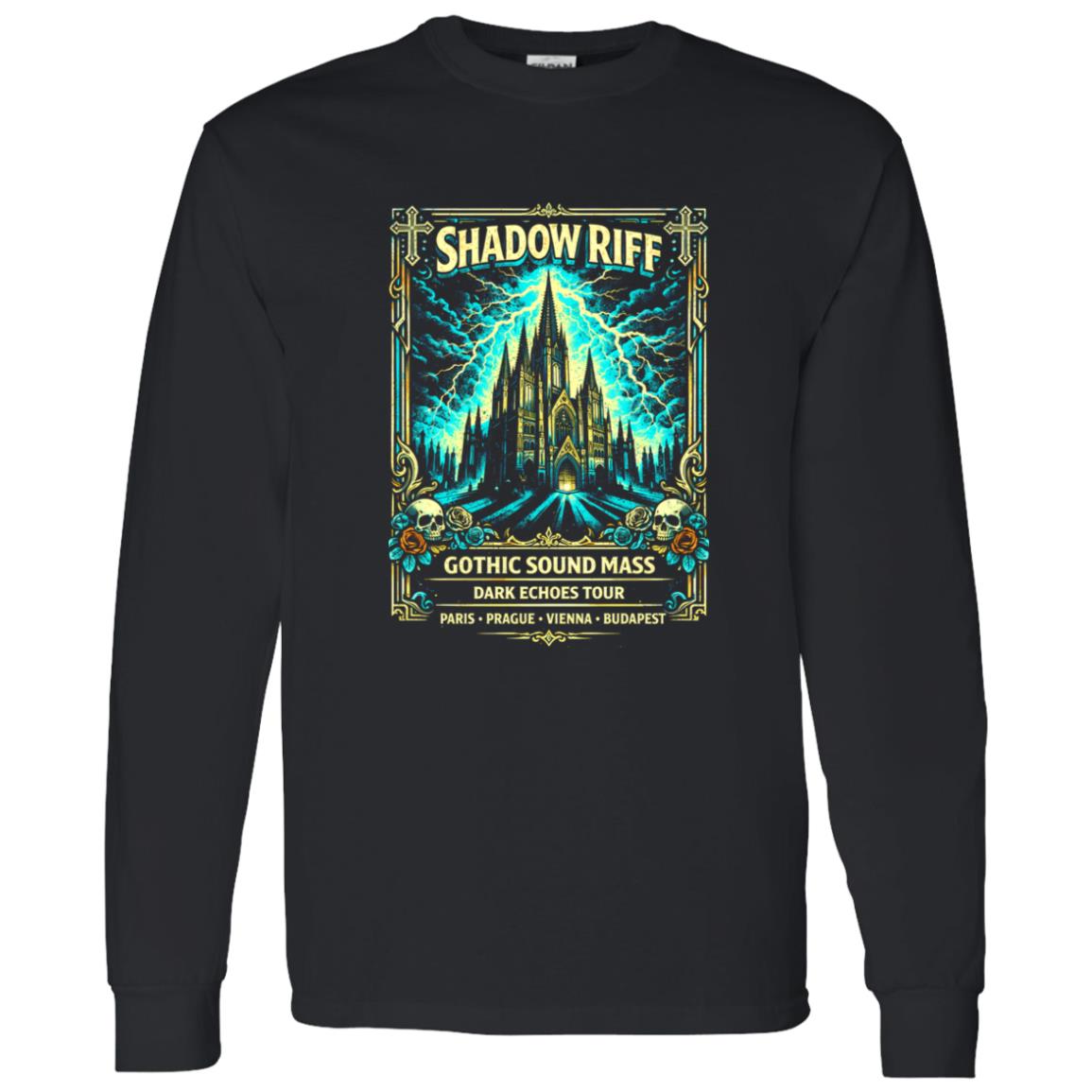 1062-10145-108618553 Shadow Riff Gothic Cathedral Tour Shirt
