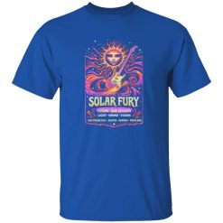 Solar Fury Psychedelic Jam Shirt With Bold Visual Impact