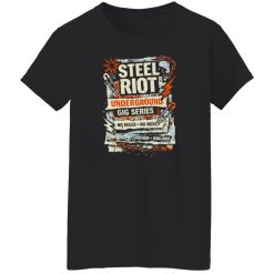 Steel Riot Underground Punk Gig Shirt – Raw Punk Energy in Every Detail