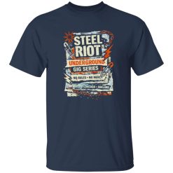 Steel Riot Underground Punk Gig Shirt – Raw Punk Energy in Every Detail