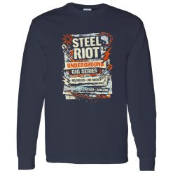 Steel Riot Underground Punk Gig Shirt – Raw Punk Energy in Every Detail